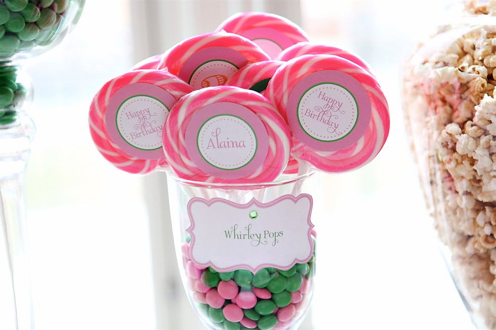 custom candy labels on whirley pops