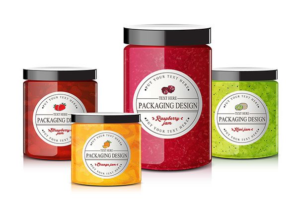 A group of labeled Jam and Jelly