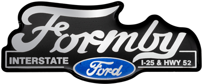 Formby Ford domed Decal Example | Decals.com