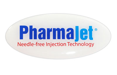 PharmaJet Domed Decal Example | Decals.com