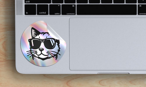 Holographic Cat Decal
