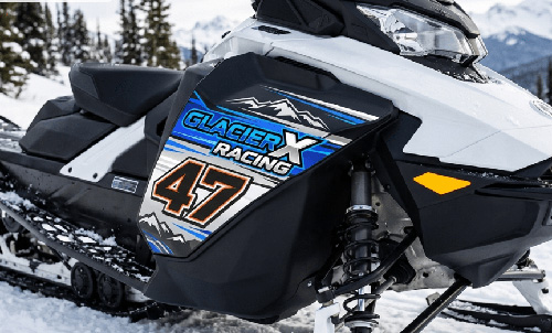 Racing - Snowmobile decal | Decals.com