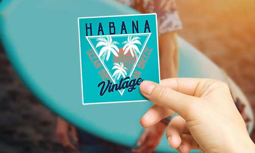 Surfboard Sticker | Decals.com