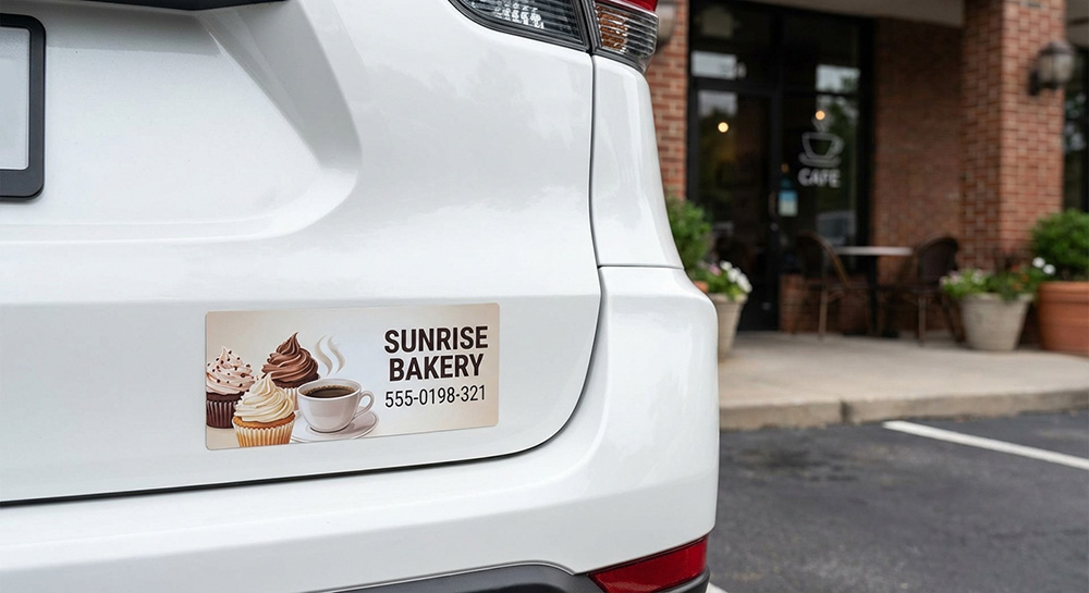 Custom bumper magnet for Sunrise Bakery | Decals.com