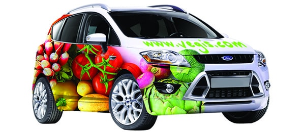 3M material on a car