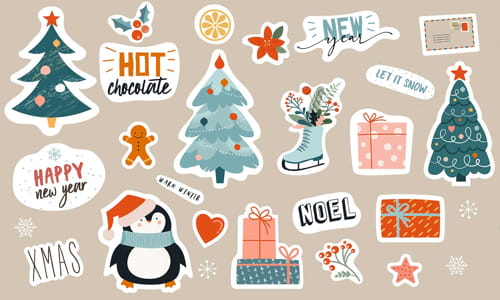Christmas Stickers | Decals.com