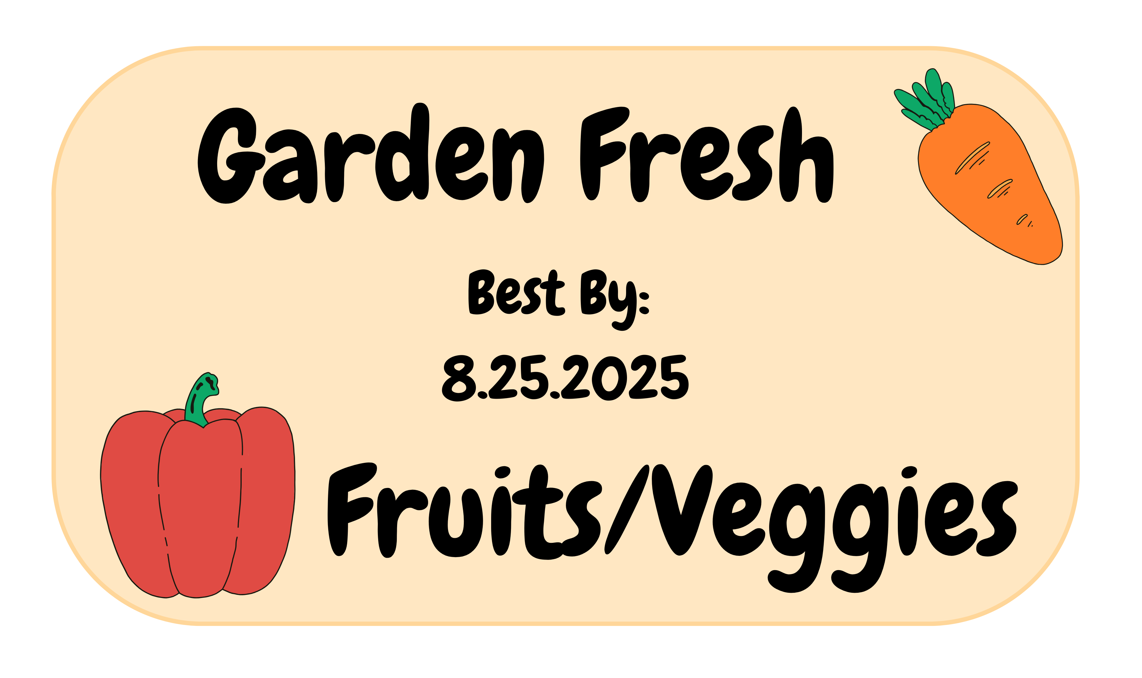 Rounded Corner Labels