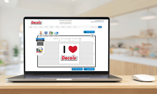How to use our online designer | Decals.com