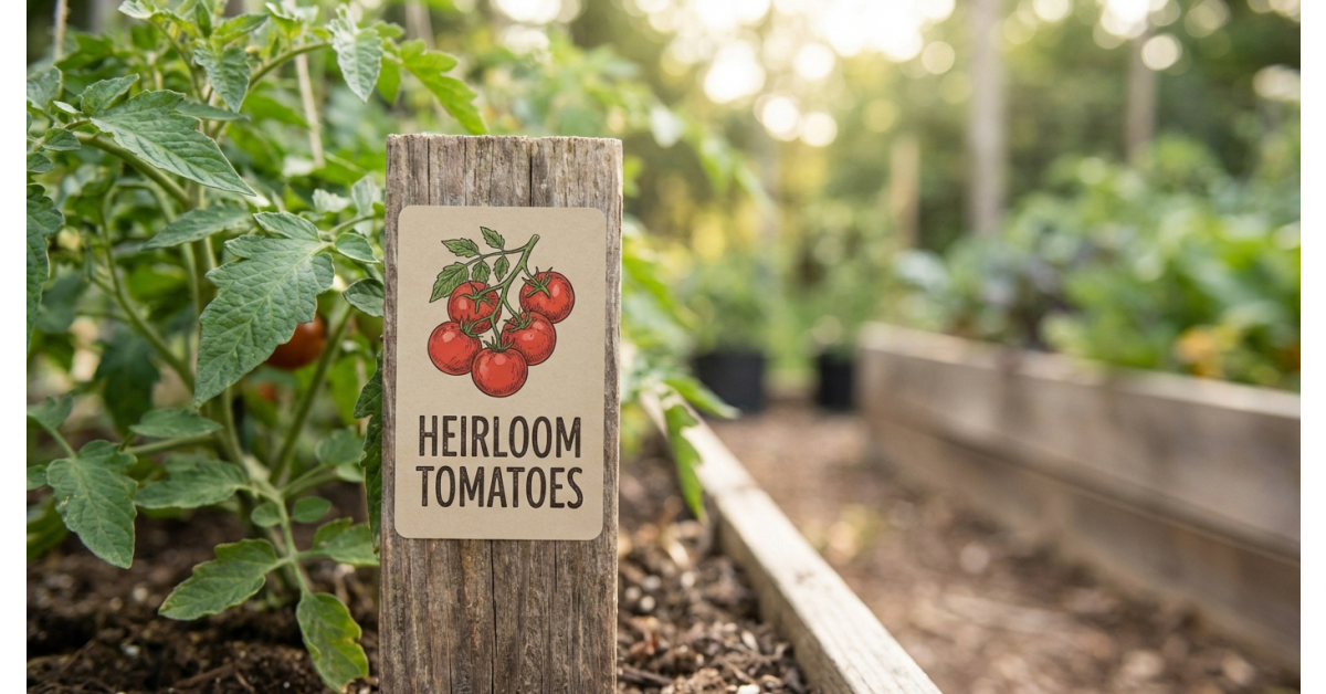 Garden Labels for tomatoes | Decals.com