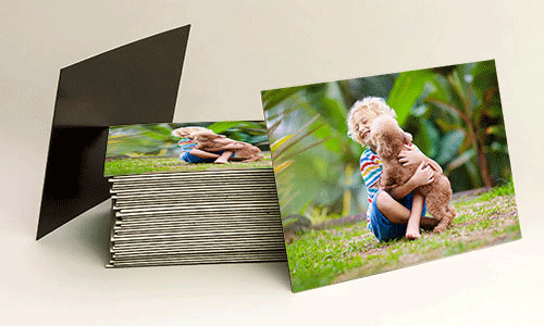 Custom Photo Magnet of Kid with Dog | Decals.com