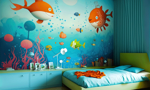 Ocean Adhesive Wallpaper