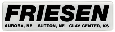 Friesen Domed Decal Example
