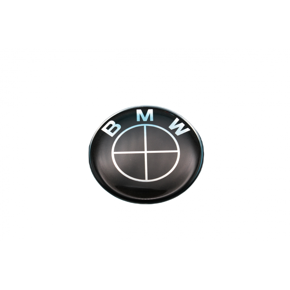 BMW Steering Wheel Emblem Full Black | Emblems and Stickers